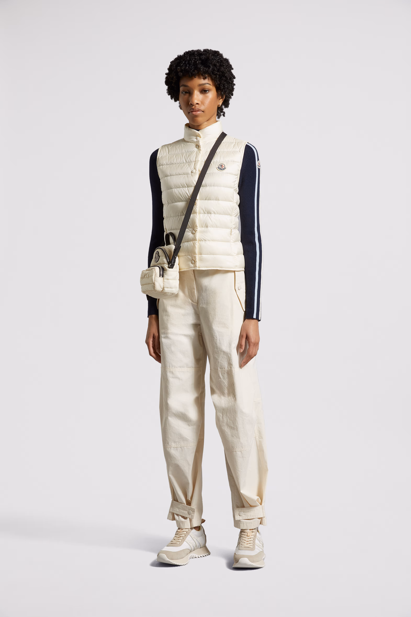 Chaleco plumífero plegable Liane Mujer Blanco Moncler 0